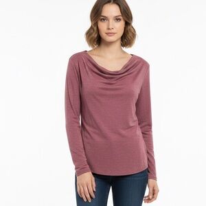 Banana Republic NWOT Cowl Neck Long Sleeve Top Super Soft Stretchy Comfy Knit
